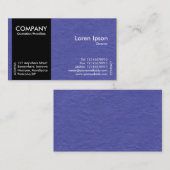 Black SideBand – 青い紙テクスチャ 名刺 (正面/裏面)