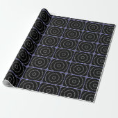 Black Silver n Blue Wrapping Paper ラッピングペーパー (アンロールド)