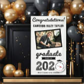 Black Sketch 2025おめでとう写真卒業パーティー 横断幕