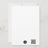 Black ski & winter designs  シーズンカード (裏面)