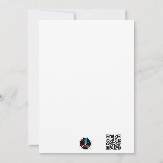 Black ski & winter designs  シーズンカード (裏面)