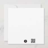 Black ski & winter designs 招待状 (裏面)