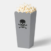 Black Skull gray popcorn boxes フェイバーボックス (はじけた状態)