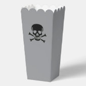 Black Skull gray popcorn boxes フェイバーボックス (正面)