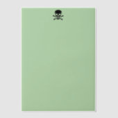 Black Skull green vellum papers ベラム紙招待状 (正面)