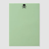 Black Skull green vellum papers ベラム紙招待状 (正面)