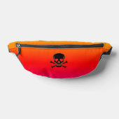 Black Skull neon fanny pack ファニーパック (レイダウン)