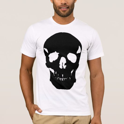 Black skull tシャツ (正面)