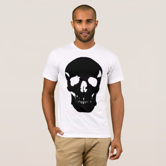 Black skull tシャツ (正面フル)