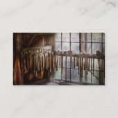 Black Smith – 描画プレートとハンマー 名刺 (裏面)