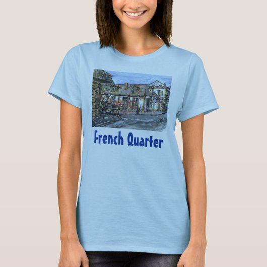Black Smith Shop, New Orleans, フランスの Quarter Tシャツ (正面)