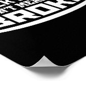 Black Smoke Don't Mean It's Broke _ Funny Diesel  ポスター (角)