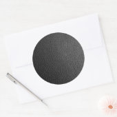 Black Snakeskin  ラウンドシール (封筒)