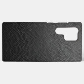 Black Snakeskin Samsung Galaxyケース (裏面横)