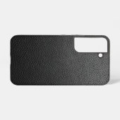 Black Snakeskin Samsung Galaxyケース (裏面横)