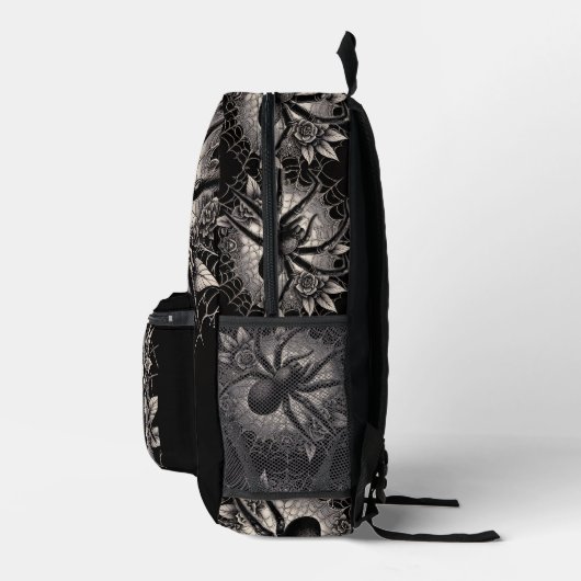 Black Spider Backpack プリントバックパック (右)