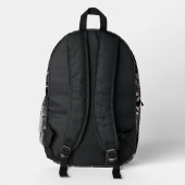 Black Spider Backpack プリントバックパック (裏面)