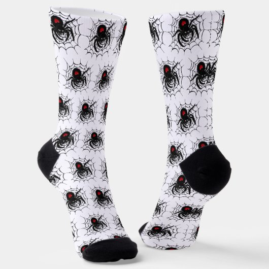 Black Spider in Web ソックス (傾斜あり)