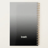 Black Spiral Planner  – 2026 Breath プランナー手帳 (裏面)