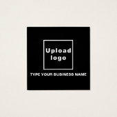 Black Squareプロファイルカードのビジネス情報 (裏面)
