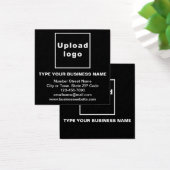 Black Squareプロファイルカードのビジネス情報 (デスク)