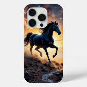 Black Stallion in Desert  Case-Mate iPhoneケース (裏面)