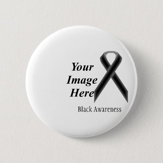 Black Standard Ribbon by Kenneth Yoncich氏 缶バッジ (正面)