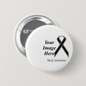 Black Standard Ribbon by Kenneth Yoncich氏 缶バッジ (正面&裏面)