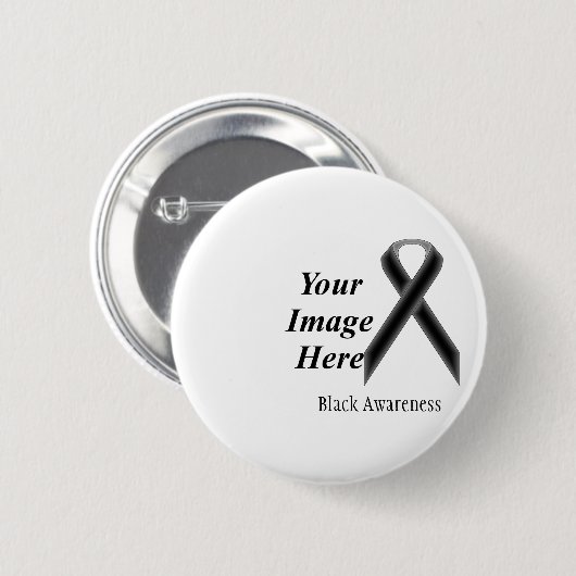 Black Standard Ribbon by Kenneth Yoncich氏 缶バッジ (正面&裏面)