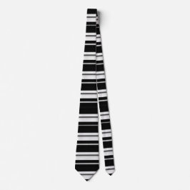 Black Stripe Tie – Bold Modern Accessory ネクタイ