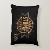 Black & Stupefy Spellグラフィック アクセントクッション (裏面(縦))