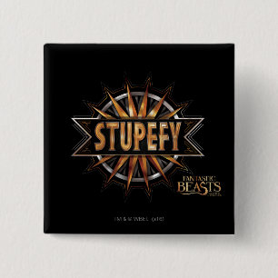 Black & Stupefy Spellグラフィック 缶バッジ