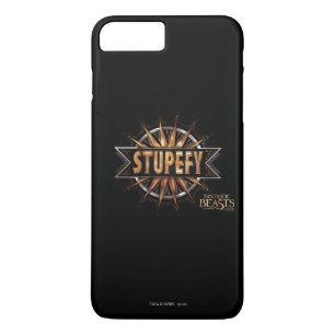Black & Stupefy Spellグラフィック iPhone 8 Plus/7 Plusケース