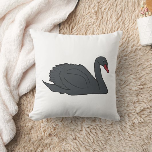 Black Swan クッション (ブランケット)