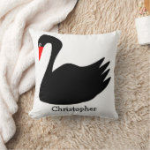 Black Swan Design Personalised クッション (ブランケット)