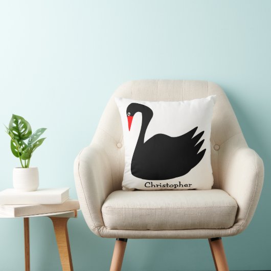 Black Swan Design Personalised クッション (椅子)