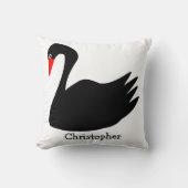 Black Swan Design Personalised クッション (正面)