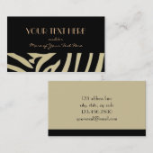 Black&Tanのアニマルプリント 名刺 (正面/裏面)