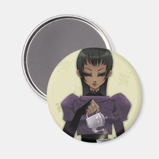 black tea マグネット (正面/裏面)