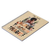 Black Teacher Custom Journal ノートブック (左側)