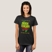 Black Teacher Magic African American Black History Tシャツ (正面フル)