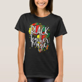 Black Teacher Magic Black History Month African Am Tシャツ (正面)