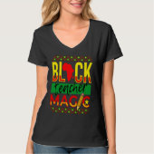 Black Teacher Magic Black History Month Tシャツ (正面)
