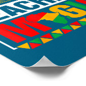 Black Teacher Magic Black History Month Teacher Me ポスター (角)