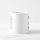 Black Teacher Magic Personalized Mug コーヒーマグカップ (中央)