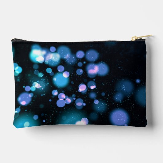 Black & Tha Smoke Modern Abstract  アクセサリーポーチ (裏面)