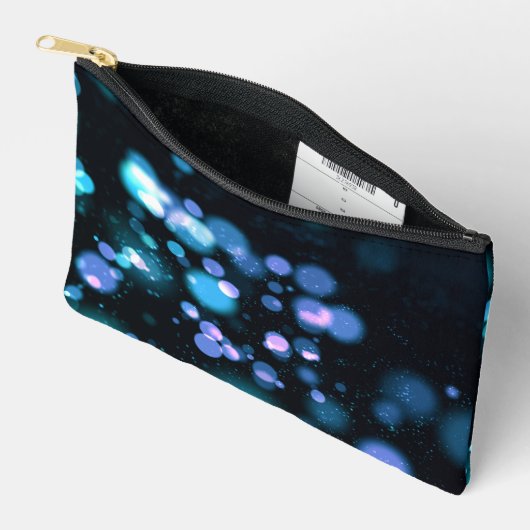 Black & Tha Smoke Modern Abstract  アクセサリーポーチ (見開き)