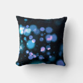 Black & Tha Smoke Modern Abstract  クッション (正面)