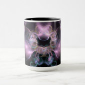 Black & Tha Smoke Modern Abstract マグカップ (中央)