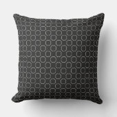 Black Throw Pillow クッション (正面)